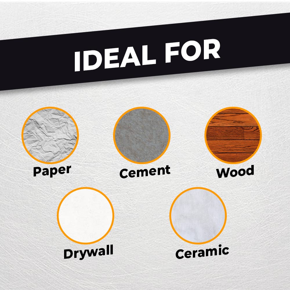 WOD MT5 Utility Grade Masking Tape, 1.5 inch x 60 yds. for Home or Office air-Dry Painting, Labeling, & Packing. Leaves no Residue