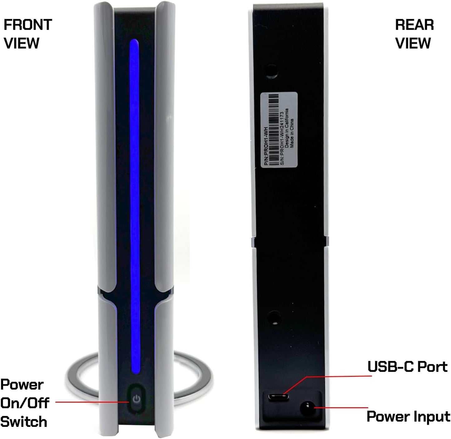 Avolusion PRO-H1 12TB 7200RPM USB 3.2 Gen2 (10Gbps) External Hard Drive (for Windows or MacOS Desktop PC/Laptop) (Renewed)