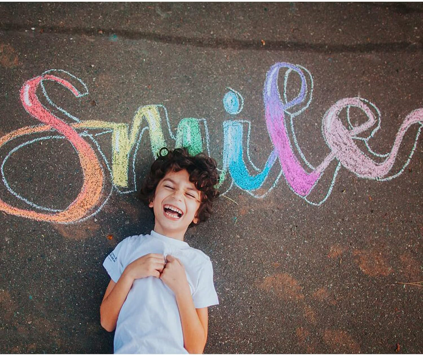 Washable Sidewalk Chalk, 54 Pcs 8 Colors Jumbo Chalks Bulk, Non-Toxic Chalk for Kids Adults, Painting on Chalkboard, Blackboard, Playground, Outdoor Sidewalk