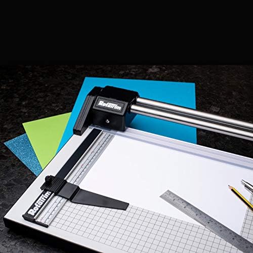 Rotatrim Pro 15 Inch Cut Professional Paper Cutter/Trimmer Precision Rotary Trimmer with Self-Sharpening Precision Steel Blades & Twin Stainless Steel Guide Rails (RCPRO15i)