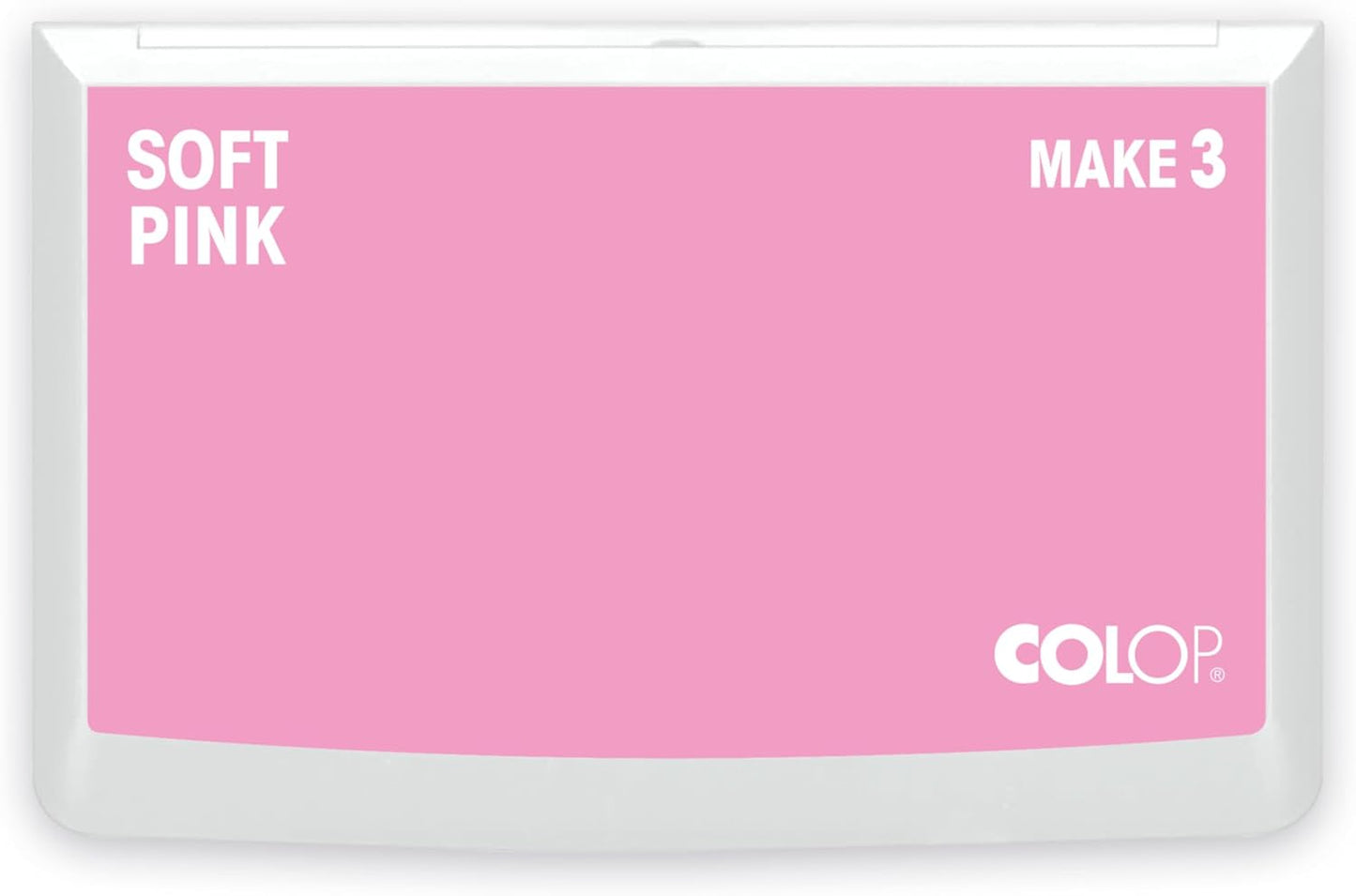 COLOP Make Series, Ink Stamp Pads, with Non-Toxic Premium Ink, Water-Based Acid-Free (Soft Pink, Make 3-3-1/2" x 6-1/4")