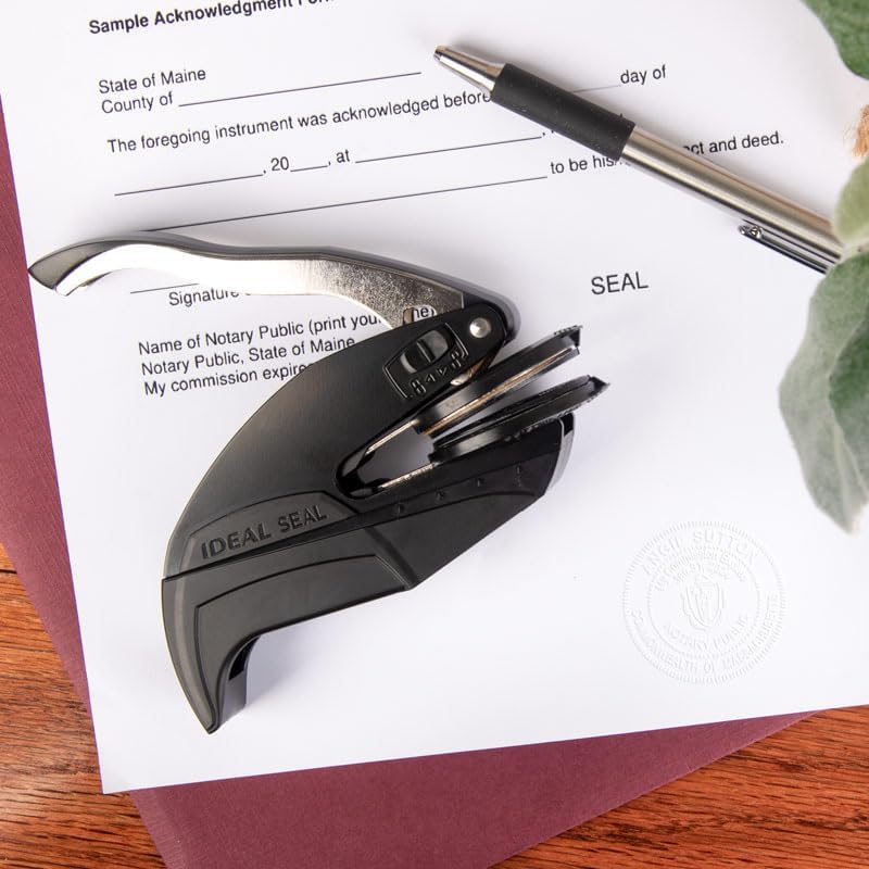 North Carolina Round Notary Embosser | Official State Embosser | Official Seals | Meets State Specifications (North Carolina, Round Embosser)