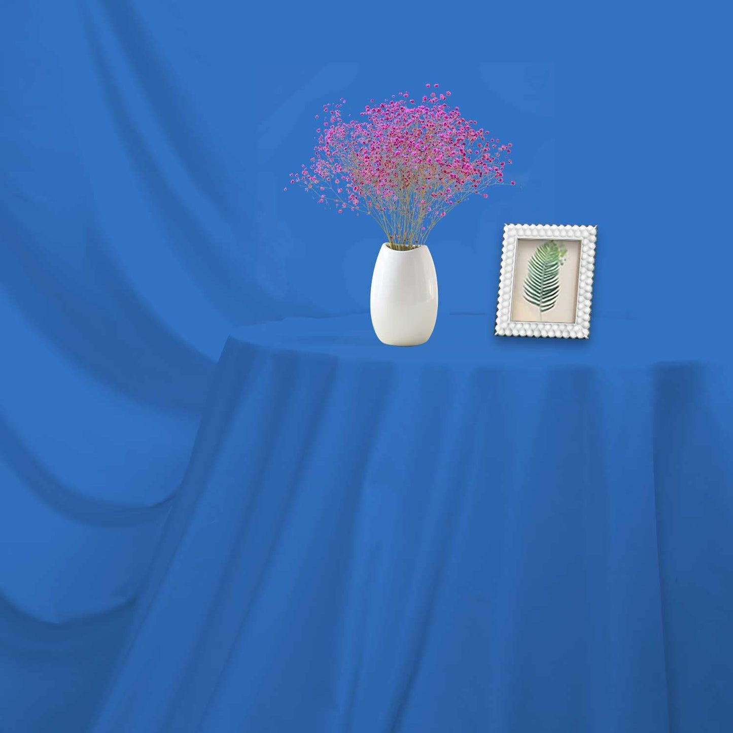 Blue Photo Backdrop for Photoshoot Blue Background for Photography Photo Backdrop Curtain for Party 10 x 10 FT