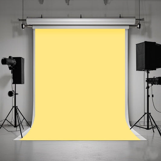 5X7ft Yellow Backdrop Background for Portrait Photography Photo Booth Backdrop for Photoshoot Background