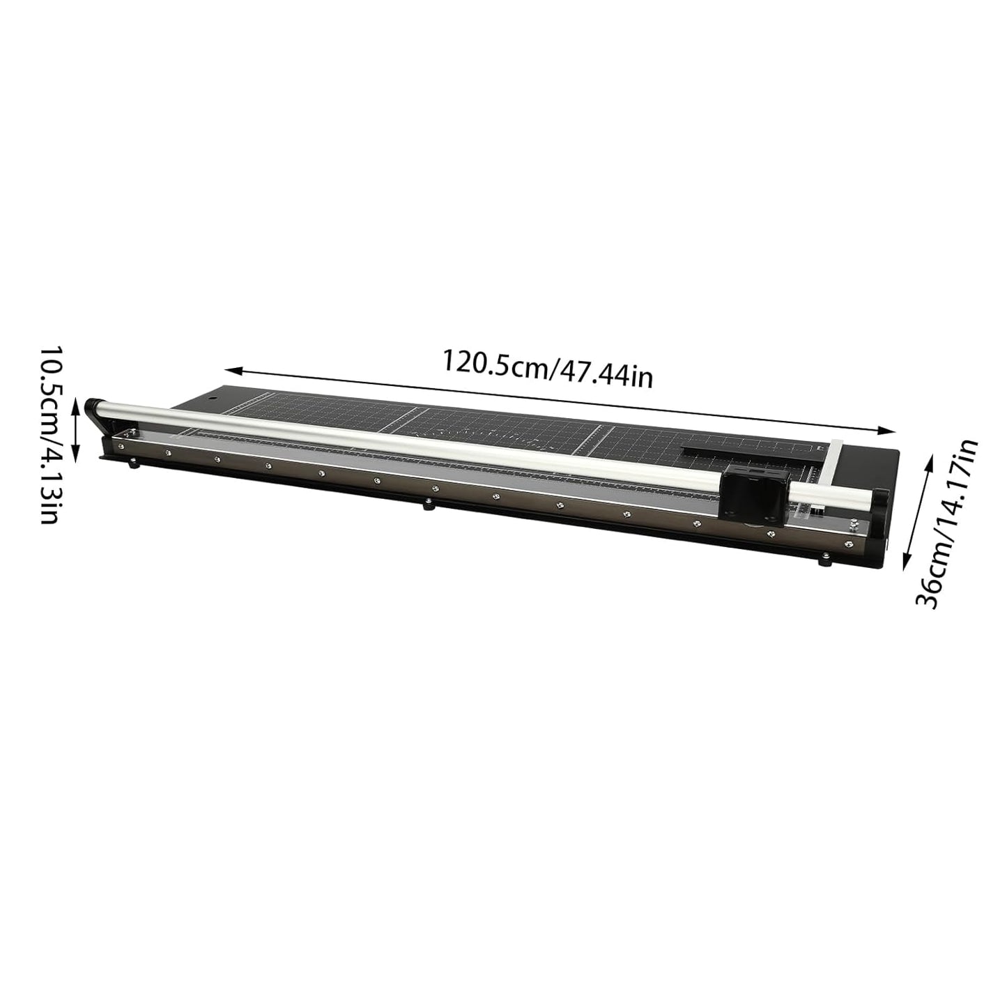 Rotary Trimmer Paper Cutter, 36Inch Manual Paper Trimmer for Crafting, Heavy Duty Rotary Papers Cutter Slider, Self-Sharpening Professional Cutting for Offices, Schools and Crafts