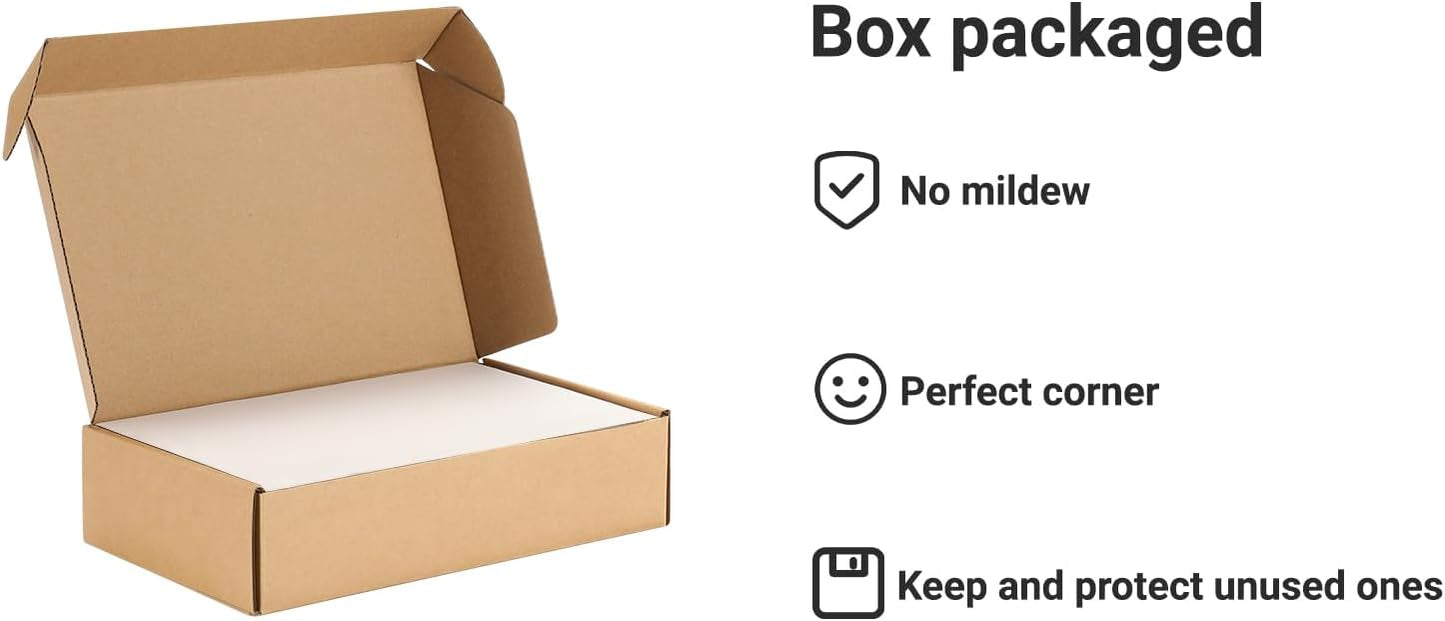 25 Pcs Book Board, Binder Board, Cover Board, Heavy Duty Chipboard for Book Binding, DIY Cardboard (White, 8.5 x 11 Inch 80PT)