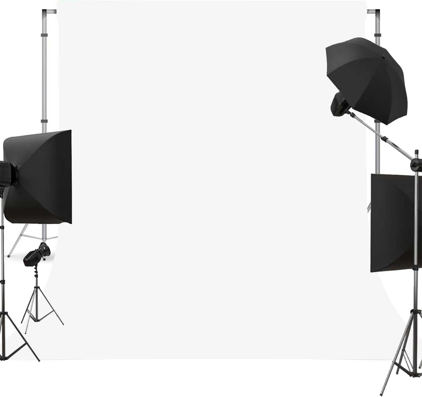 White Photo Backdrop for Photoshoot White Background for Photography Photo Backdrop Curtain for Party 6x9 FT