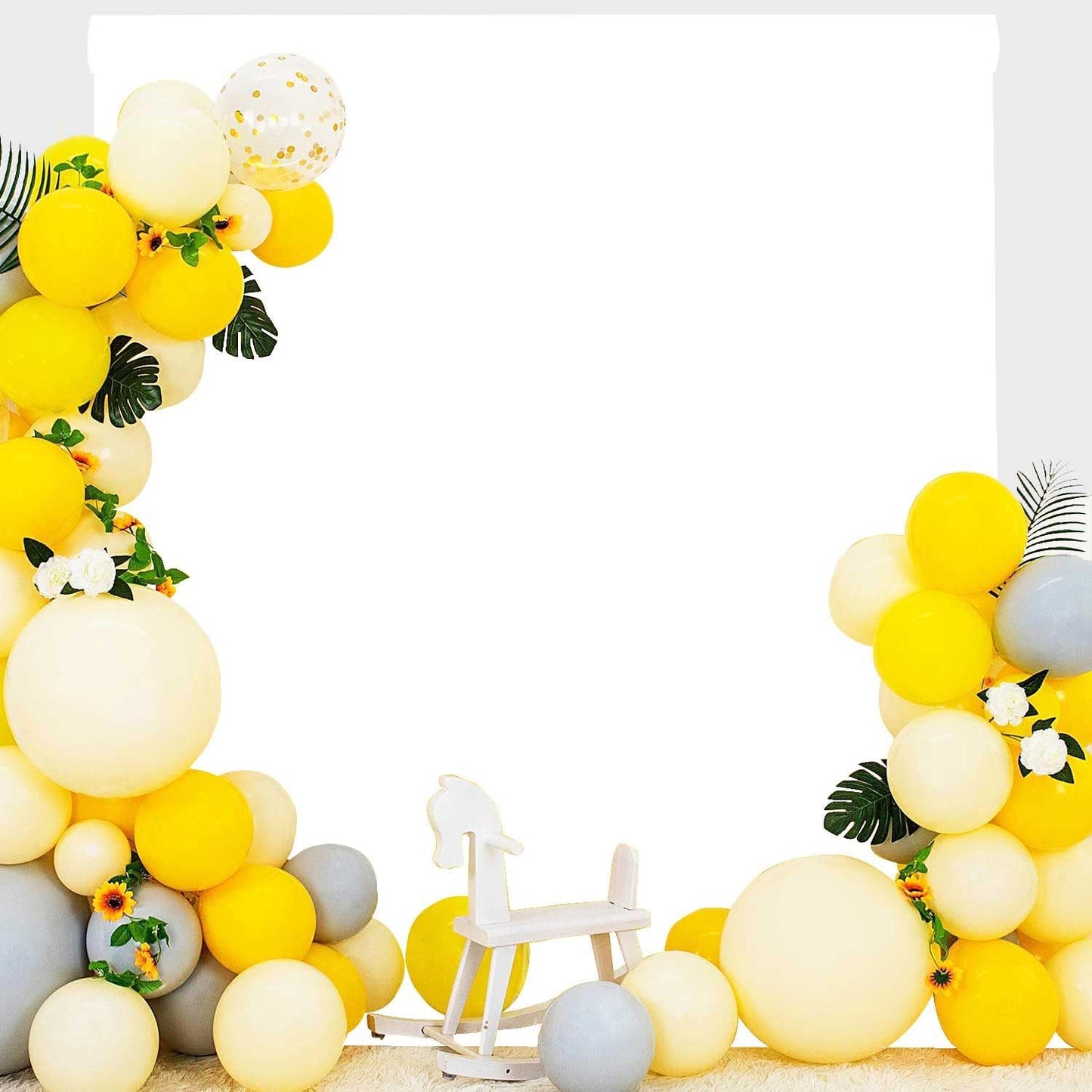 White Photo Backdrop for Photoshoot White Background for Photography Photo Backdrop Curtain for Party 8x10 FT