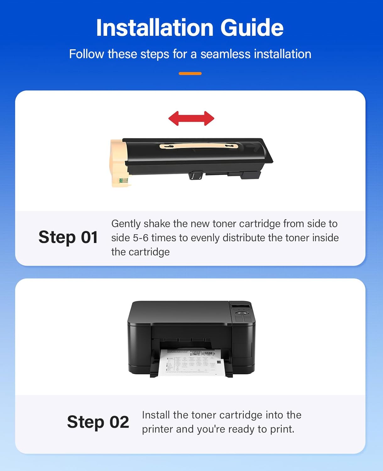 006R01159 High Capacity Toner Cartridge Black 1-Pack with chip Replacement for Xerox 5325 5330 5335 Toner Cartridges Compatible with Xerox WorkCentre 5325 5330 5335 Laser Printer Ink All-in-One Copier