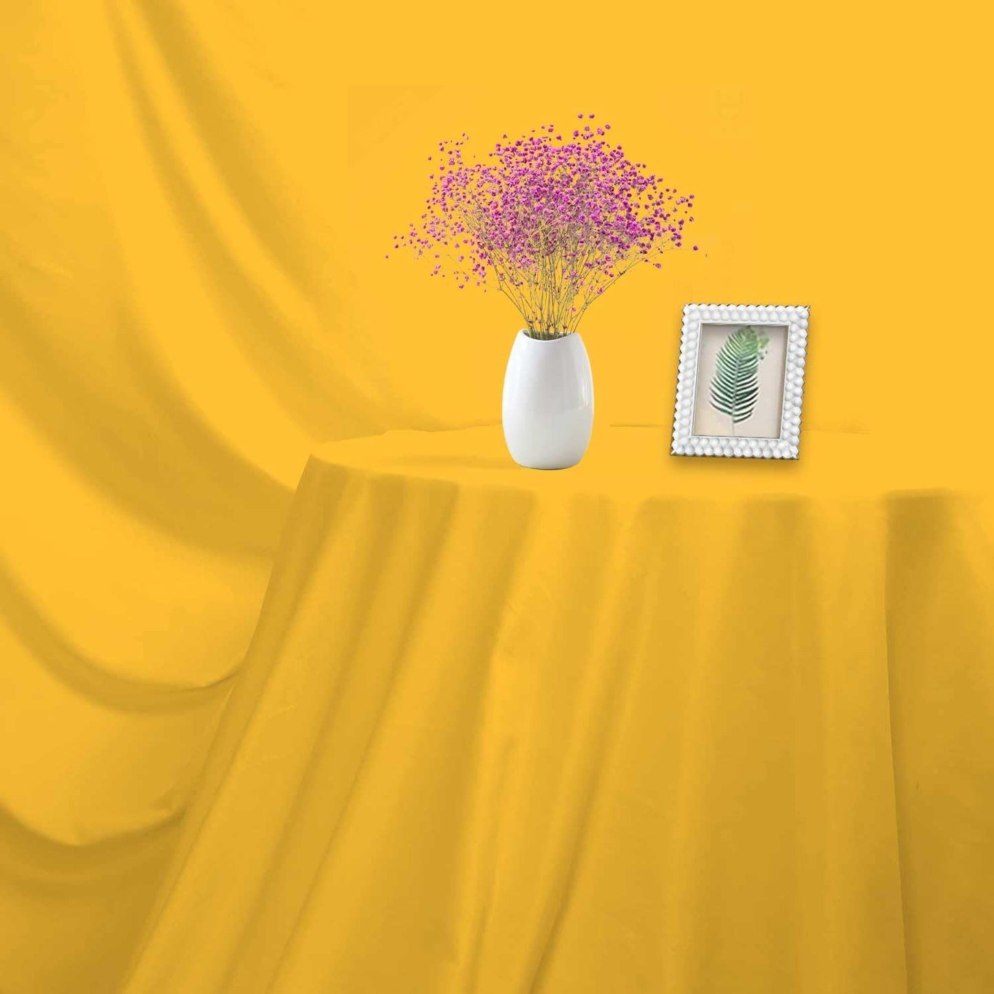Yellow Photo Backdrop for Photoshoot Yellow Background for Photography Photo Backdrop Curtain for Party 8 x 10 FT