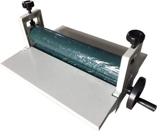 14'' Manual Cold Roll Laminator Laminating Machine Lamination Foldable Long Wings
