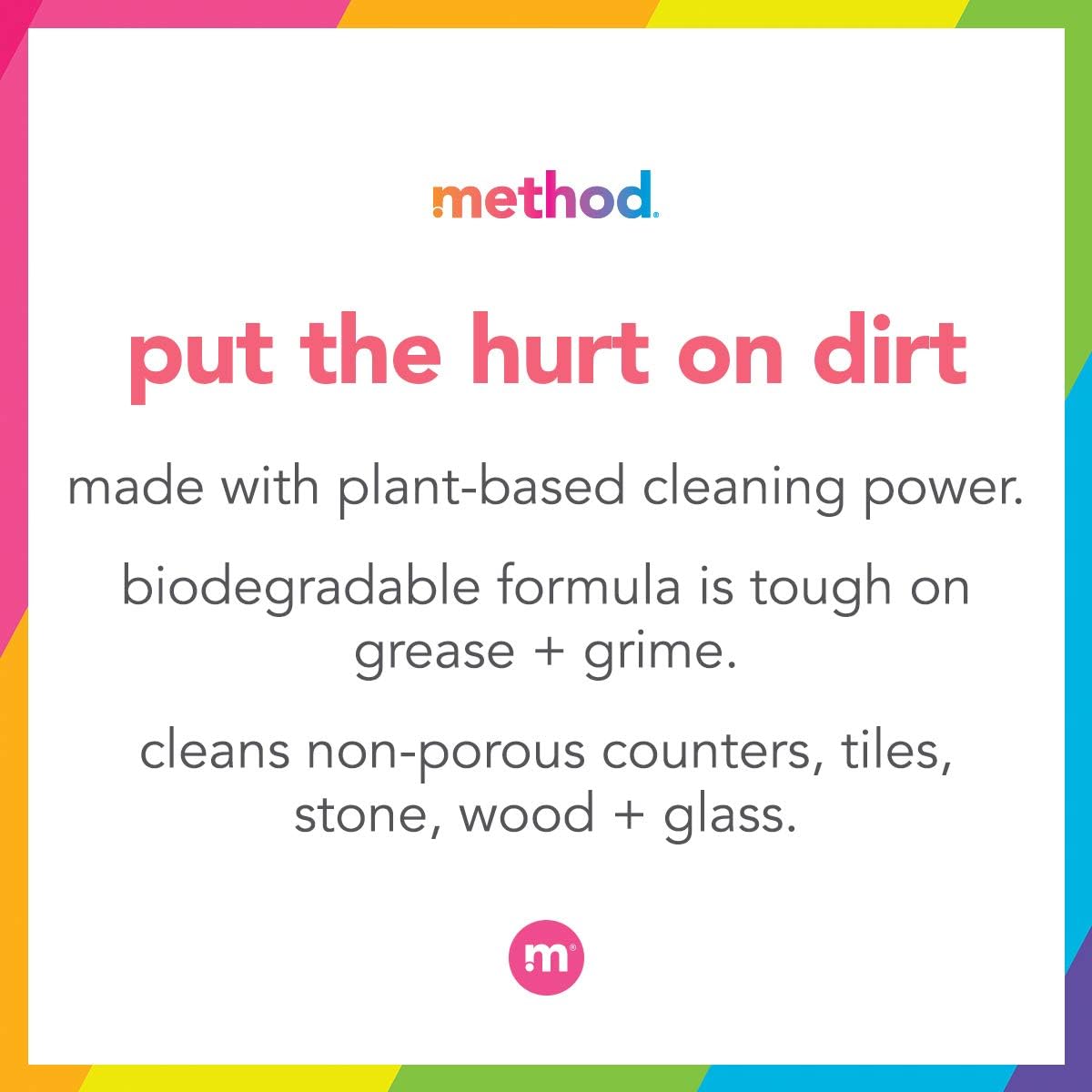 Method All-Purpose Cleaner Refill, French Lavender, Plant-Based and Biodegradable Formula Perfect for Most Counters, Tiles, Stone, and More, 68 Fl Oz bottles, (Pack of 6)