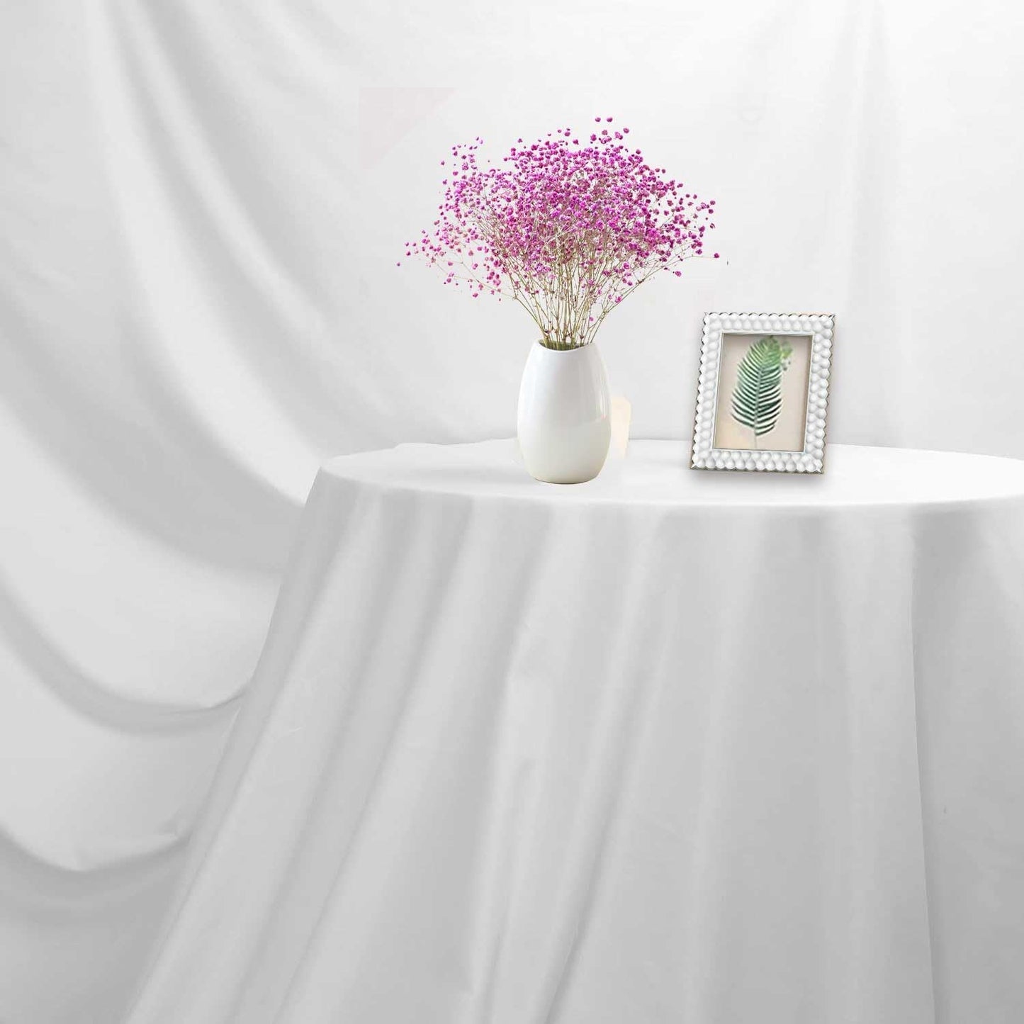 White Photo Backdrop for Photoshoot White Background for Photography Photo Backdrop Curtain for Party 10 x 10 FT