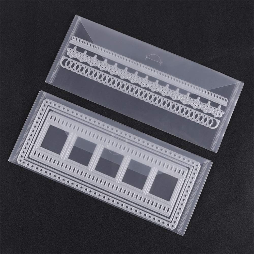 40-Piece Stamp & Die Storage Bags - 4 Sizes, Plastic, Waterproof, Clear, Scrapbooking, Die & Stamp Storage Paper Holder Bags, DIY Card Making