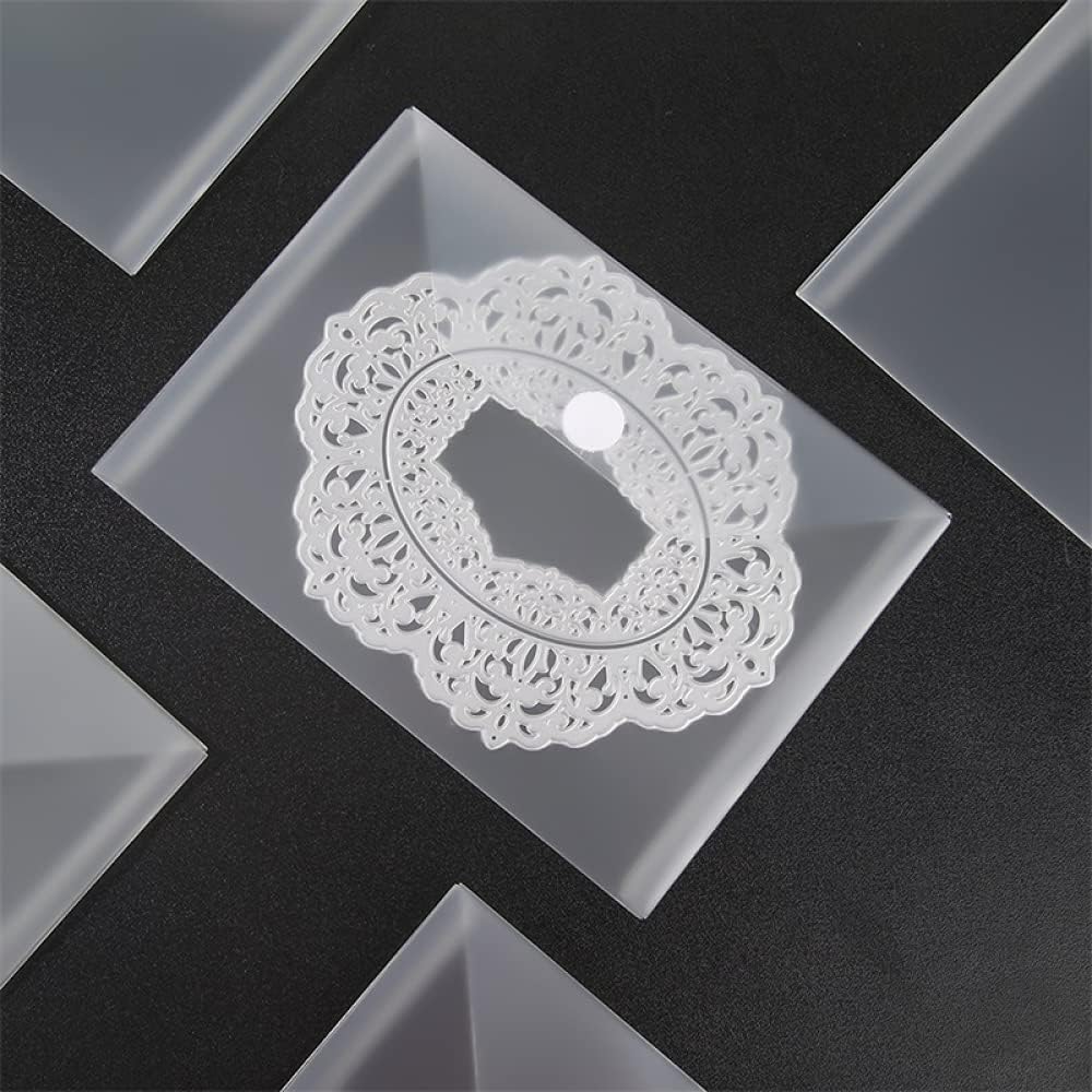 20 Pieces Dies&Stamp Storage Envelope Strong Stick-up Magic Sticker Clear Package Useto Storage Cutting Dies Rubber Clear Stamp Template Embossing Stencild Card Making Storage Folders Holder Pockets