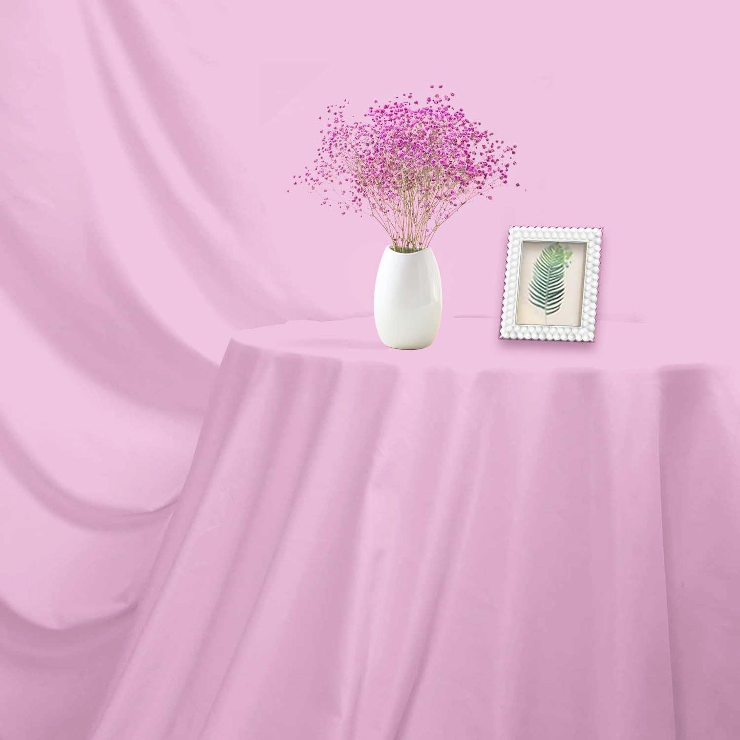 Pink Photo Backdrop for Photoshoot Pink Background for Photography Photo Backdrop Curtain for Party 10 x 10 FT