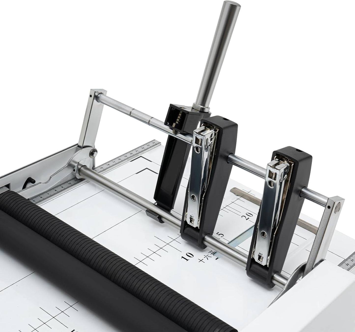 Booklet Maker A3 Paper Folding Binding Machine, MAX 11.7"×16.5" Paper Folder Stapler Machine, 2 in 1 Multifunctional Automatic Book Maker Stapling Machine for Schools Print Stores Offices Factory