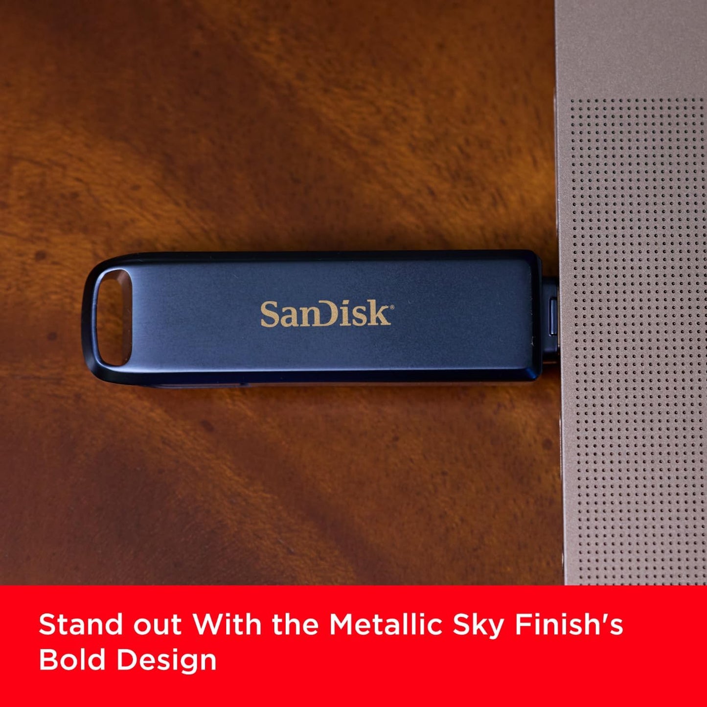 SanDisk 64GB Phone Drive for iPhone - Works with iPhone 15 and Newer (USB-C Connector) and iPhone 14 and Older (Lightning Connector), Metallic Sky - SDIXD0N-064G-GN6NN