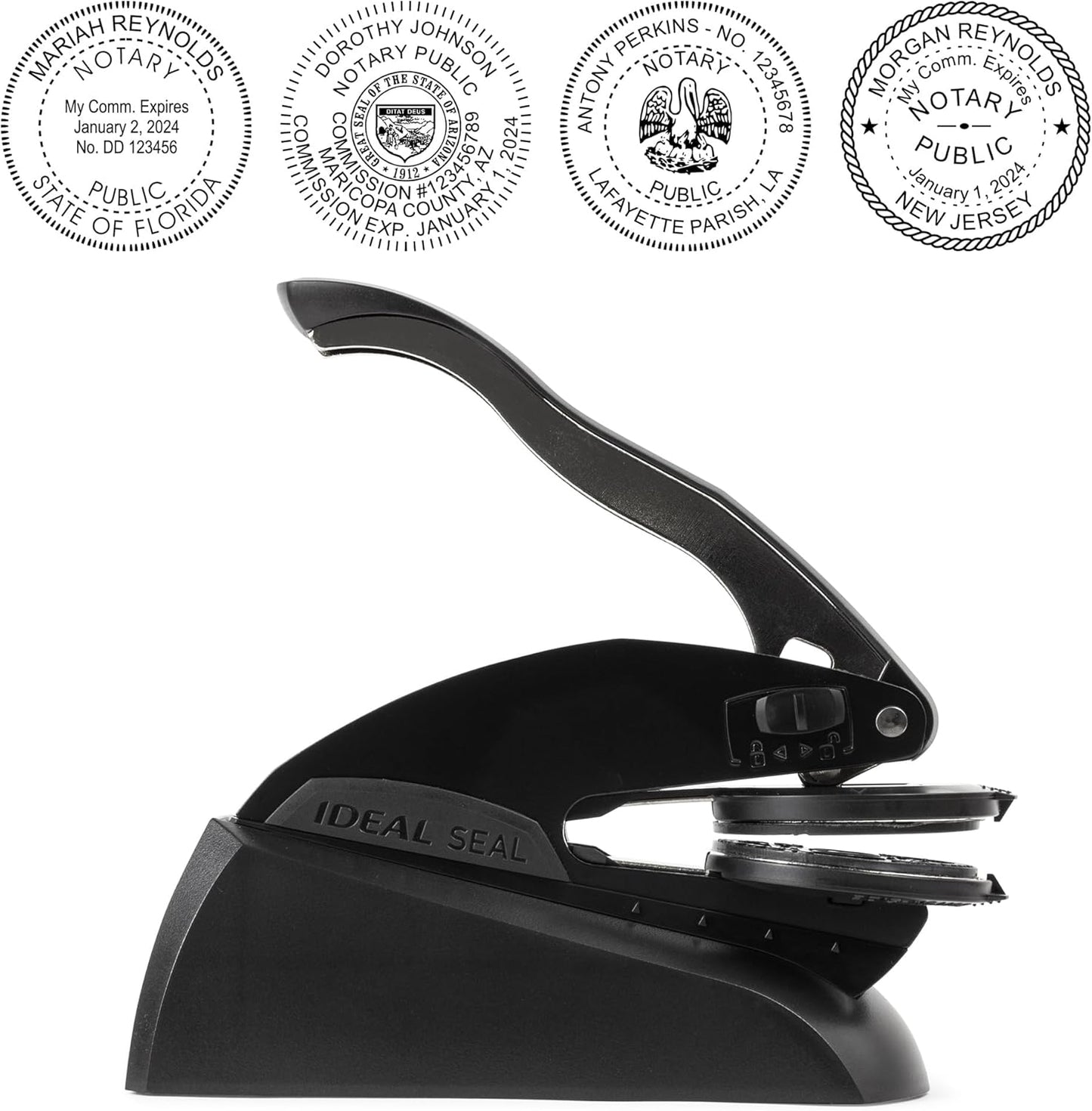 Utah Round Notary Embosser | Official State Embosser | Official Seals | Meets State Specifications (Utah, Round Embosser)