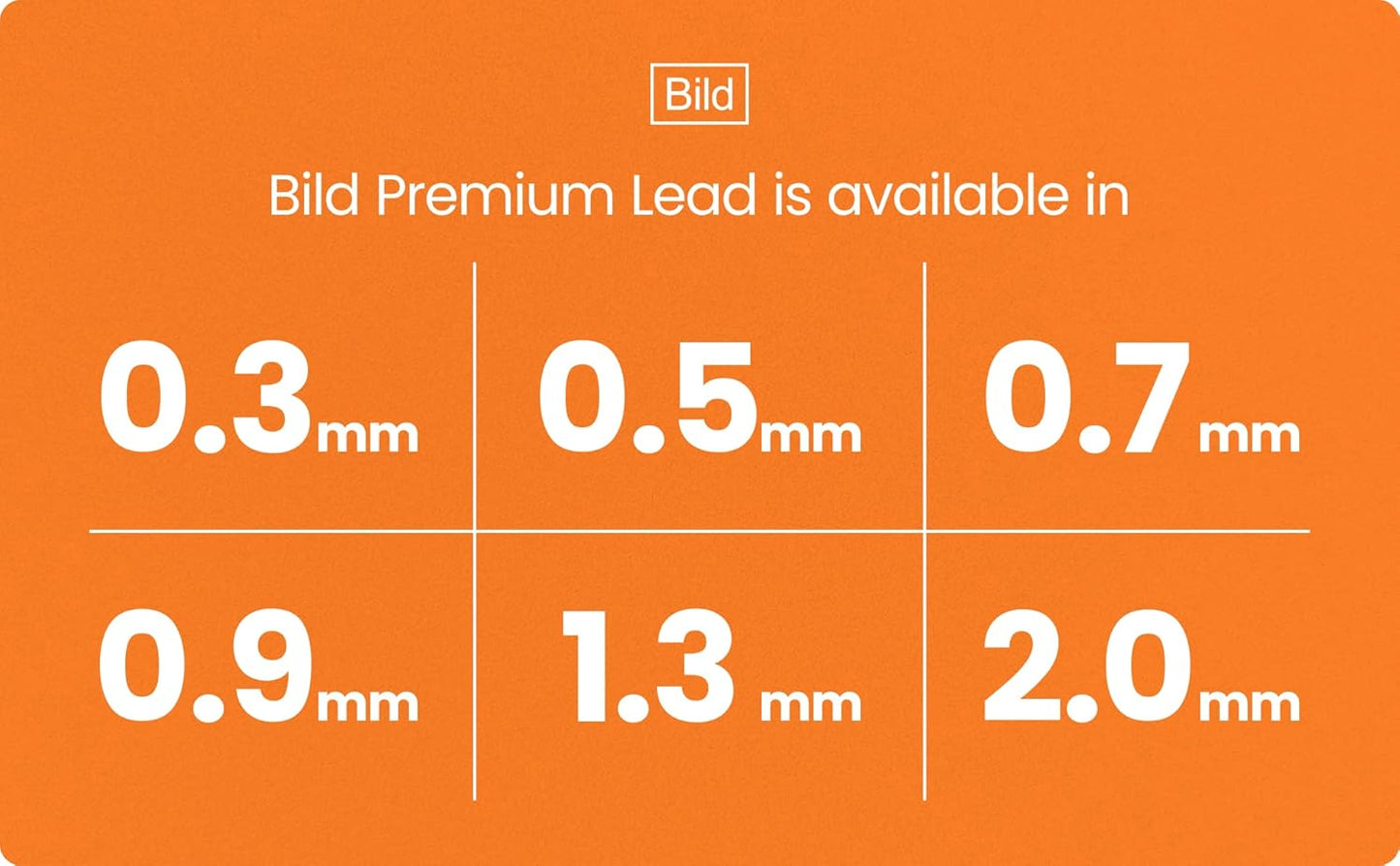 Bild Premium Mechanical Pencil Lead Refills (HB, 1.3 mm)