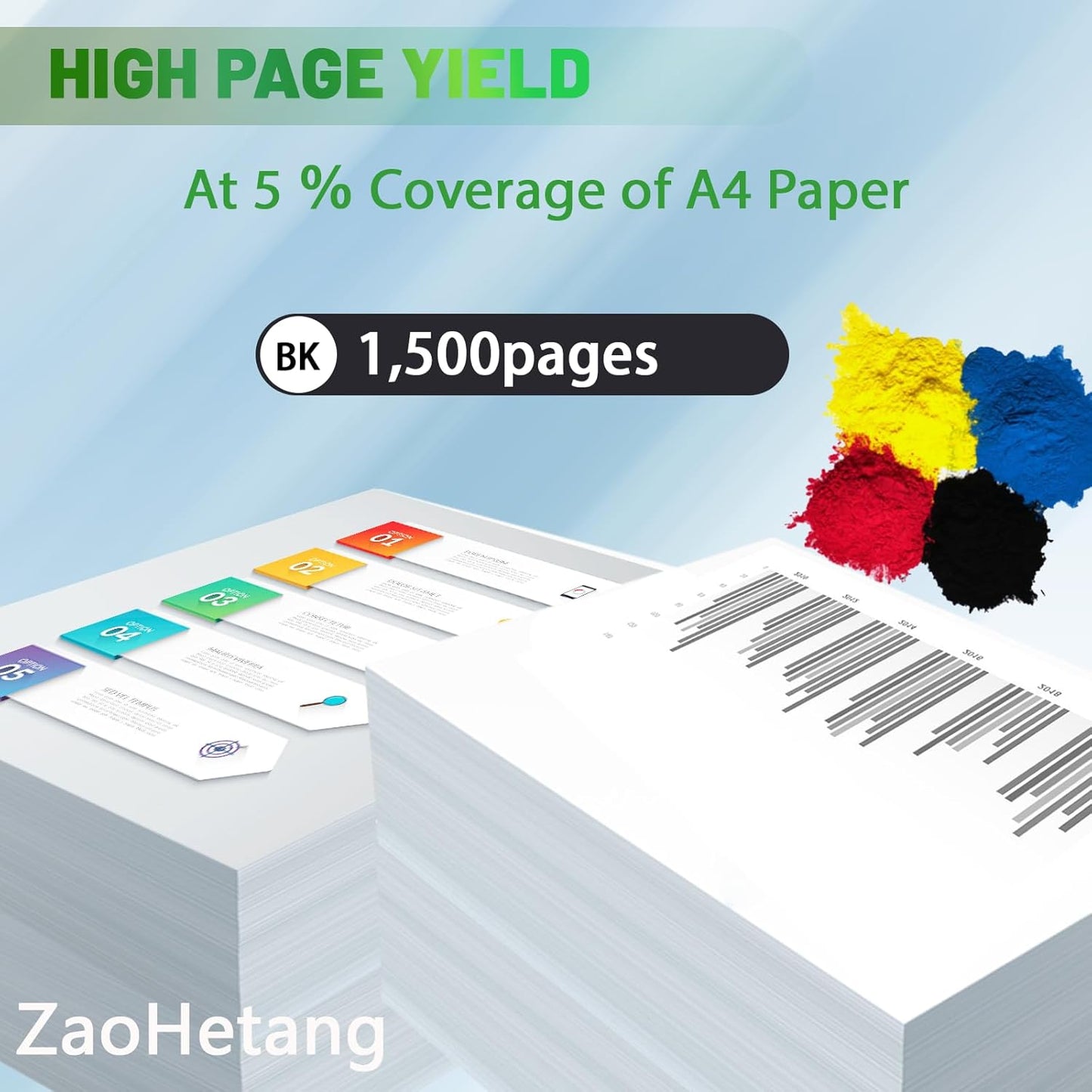 006R04383 Remanufactured C230 C235 Toner Cartridge Compatible for Xerox C235/DNI C230/DNI Color Multifunction Printer(Black)