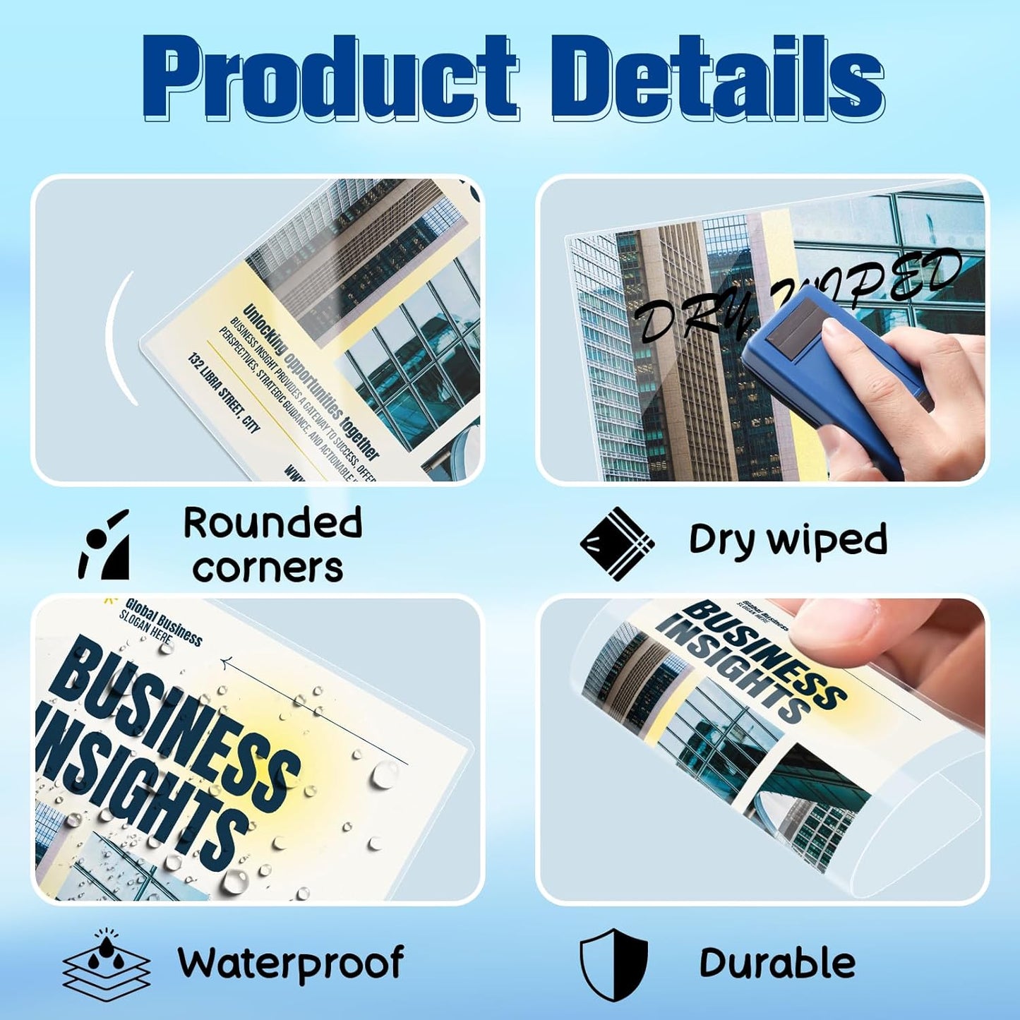 200 Pack 5mil 2.94“x4.13" Thermal Laminating Pouches Badge Laminate Pouches Clear Laminated Luggage Tags Printable Laminator Pouches for Business Permits Cards (200, 2.94"x4.13"-5mil-with Holes)