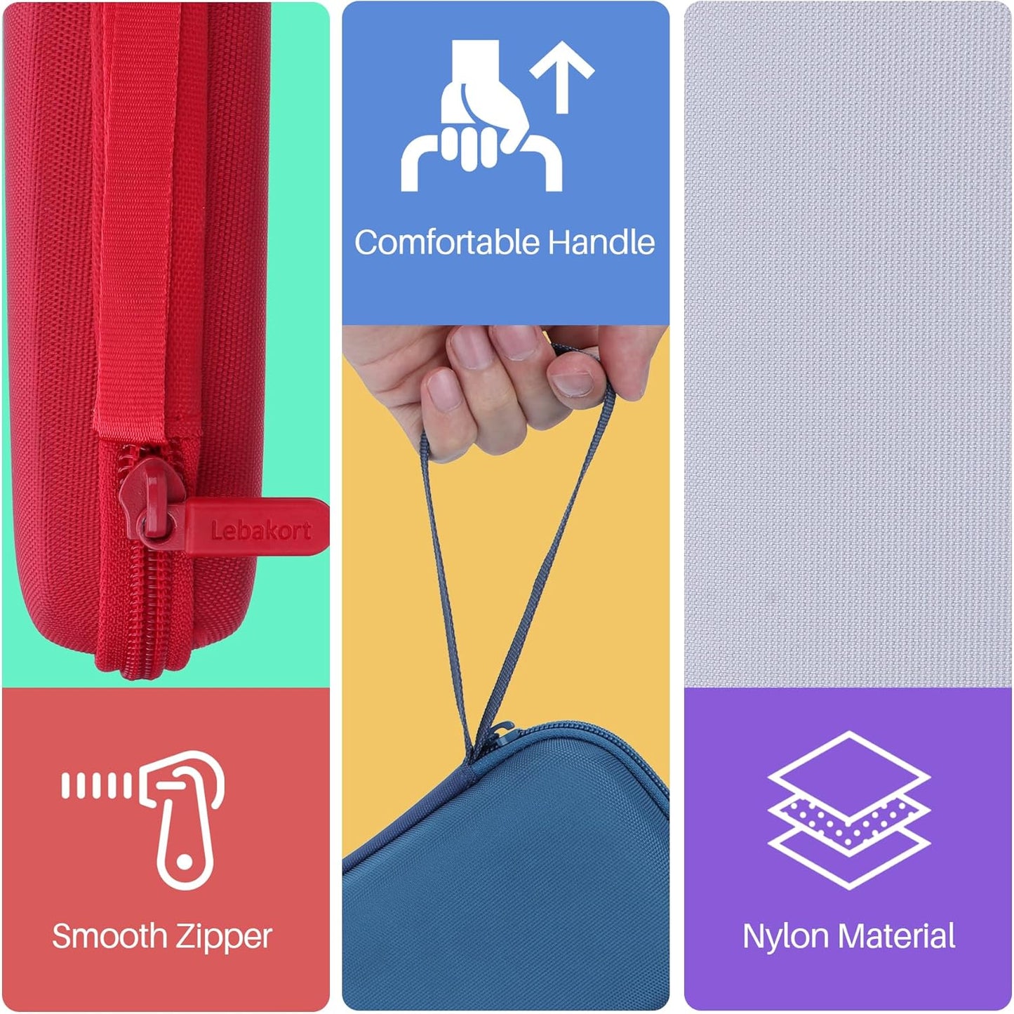 Hard Carry Case Compatible with Texas Instruments TI-30XIIS TI-30XS TI-30Xa TI-36X Pro Scientific Calculator (Red Case Only)