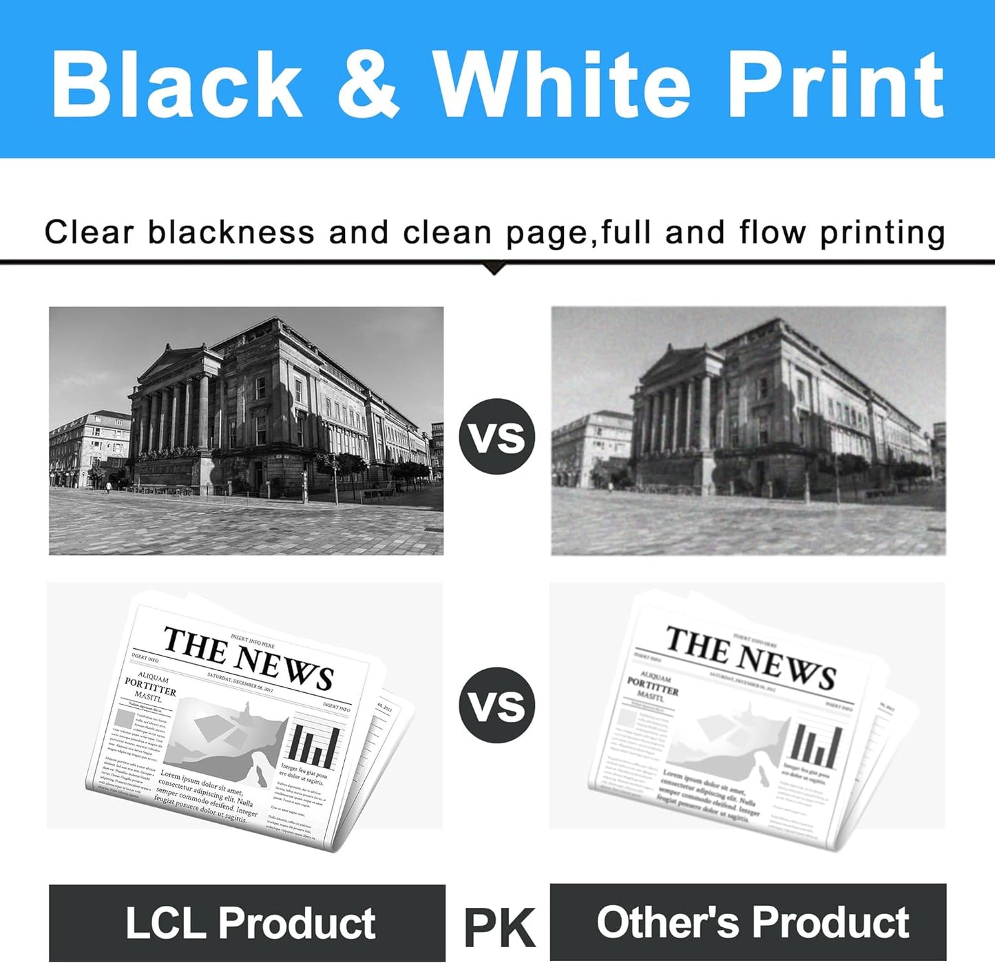 LCL TK8337 TK-8337 Toner Cartridge High Yield Replacement for TK-8337K TK-8337C TK-8337M TK-8337Y for Kyocera Taskalfa 3252ci 3253ci cs3252ci cs3253ci Printer (Black Magenta Cyan Yellow,4-Pack)