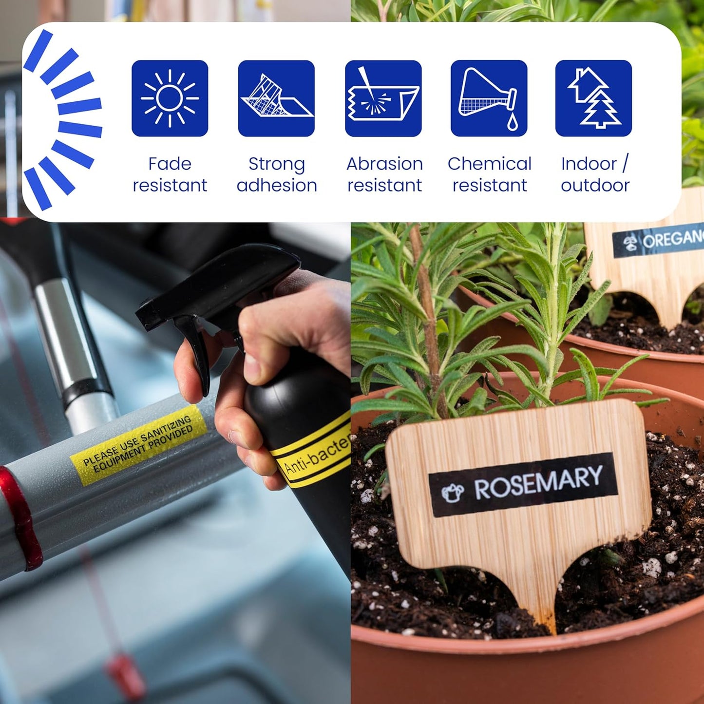 Brother Genuine P-Touch TZe Black Print on Clear Label Tape (TZe111), Laminated,1/4in x 26.2ft (6mm x 8m), for Select P-Touch Label Makers, Durable, Water-Resistant, Indoor/Outdoor Use